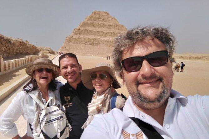 Giza Pyramids, Sakkara & Memphis Full Day Tour With Lunch & Camel Ride & Guide - Optional Camel Ride