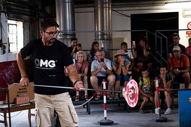 Glass Blowing Show Visit Murano Glass Factory and Showroom OMG - Who Will Love This Experience?