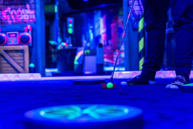 Glow In The Dark Mini Golf Course in Maribor - Illuminating Fun in Maribor: A Review of the Glow-In-The-Dark Mini Golf Experience