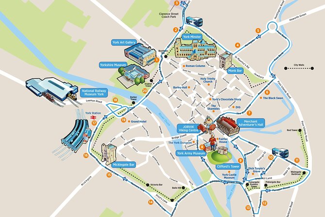 Golden Tours York Hop-On Hop-Off Open Top Bus Tour With Audio Guide - Highlights of the Tour