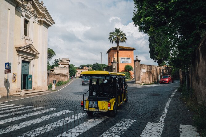 Golf Cart Driving Tour in Rome: 2.5 Hrs Catacombs & Appian Way - Booking and Cancellation Policy