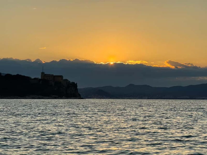 Golf Juan: Sunset Sailing Cruise with aperitif at the Island - Exploring the Itinerary in Detail