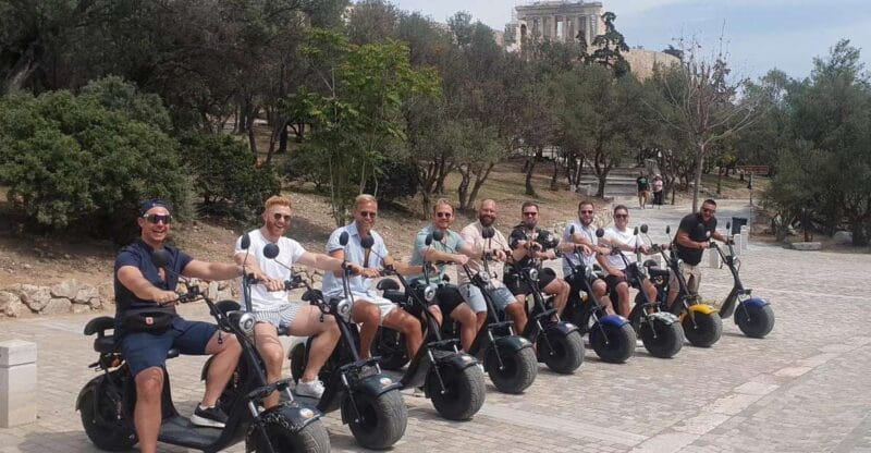 GoPro Adventure Tour in Acropolis area by E-Scooter - Discovering Athens on an E-Scooter
