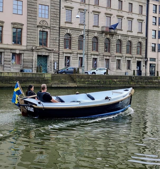 Gothenburg city center: Electric selfdrive boat tour - The Itinerary: What’s Included