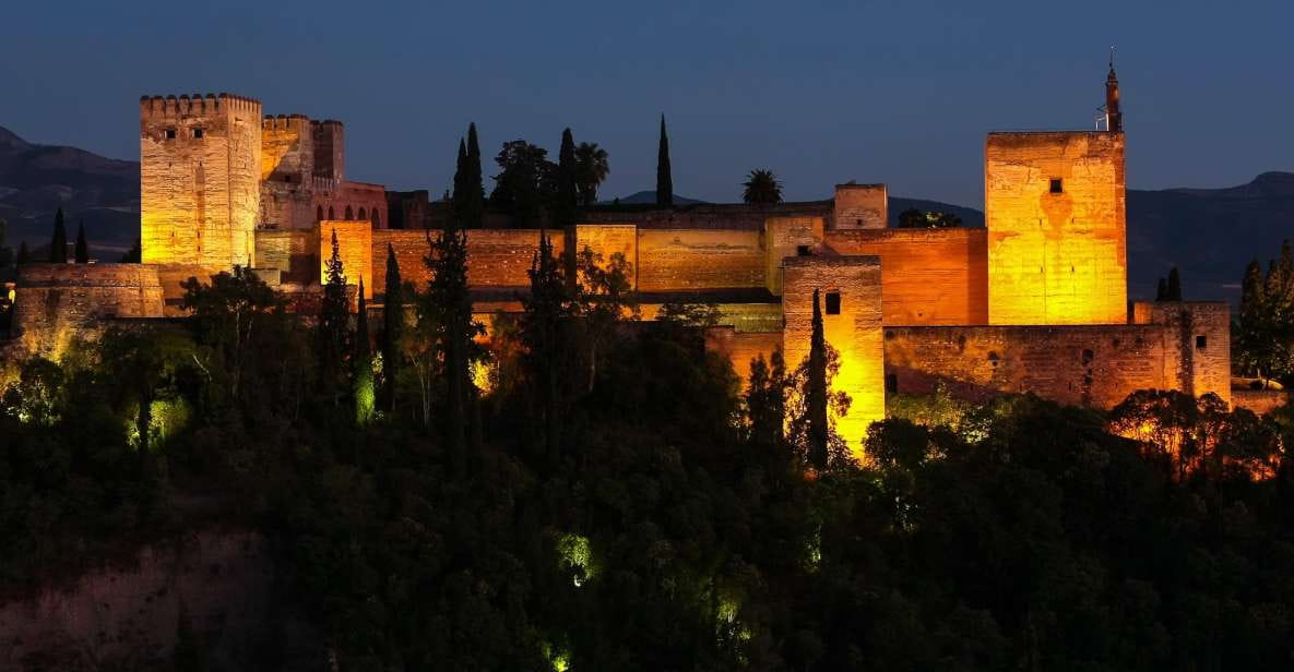 Granada: Alhambra Night Visit Entry Ticket - Highlights of the Night Tour