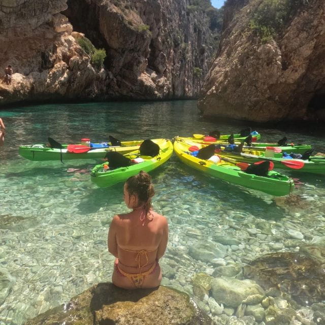 Granadella-Moraig: Full Day Experience by Kayak & E-Bike - Booking Details