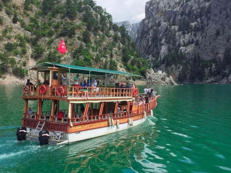 Green Canyon Cruise from Alanya & Side  Explore Nature - The Boat: A Floating Viewpoint of Nature’s Artwork