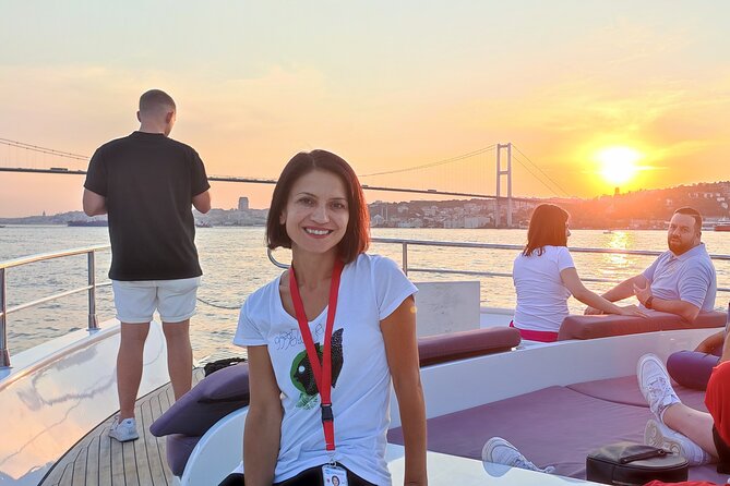 Guided Bosphorus Sunset Cruise on Luxurious Yacht - Small Group Cruise - Onboard Comfort and Sightseeing