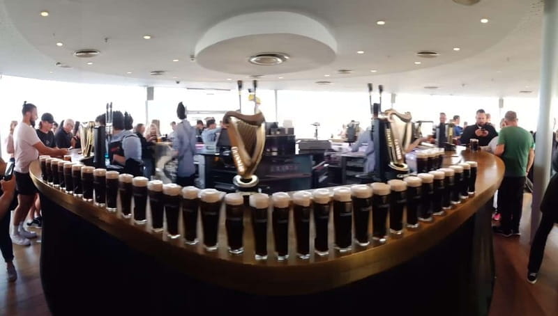 Guinness Tour, follow in the footsteps of legend with a visit to the Guinness Storehouse. - Exploring Dublins landmarks with a focus on Guinness