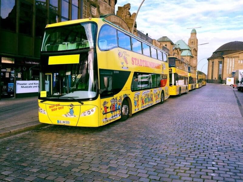 Hamburg: Hop-On Hop-Off Bus Tour Yellow Double Decker - Key points / Takeaways