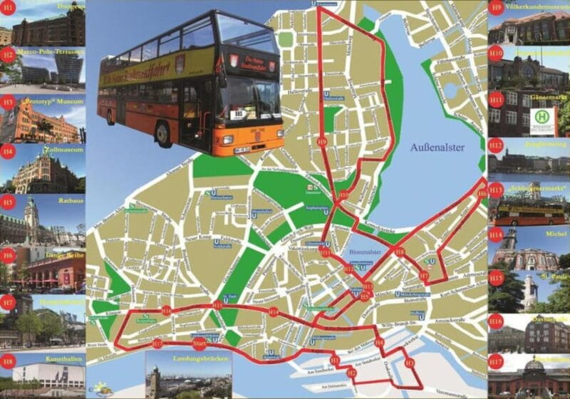 Hamburg : Line G Hop-On Hop-Off Sightseeing Tour - The Stops in Detail