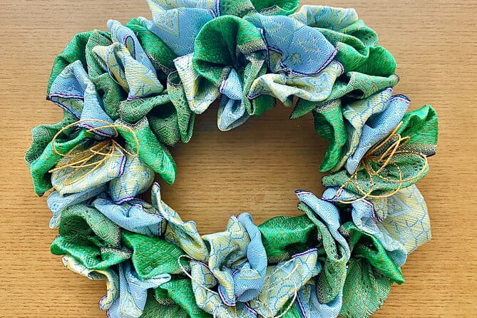 Handmade Wreath Experience Using Tatami Mat Edges in Setagaya - Tools and Materials Provided