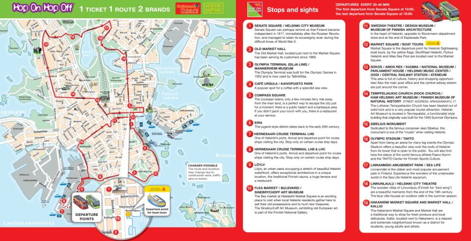 Helsinki: City Sightseeing Hop-On Hop-Off Bus Tour - Sightseeing Highlights