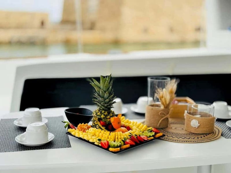 Heraklion Luxury Catamaran to Dia  Chef Lunch & Open Bar - Price and Logistics: Worth the Cost?