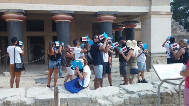 Heraklion: Palace of Knossos 3D Virtual Audio Tour by Tablet - Frequently Asked Questions