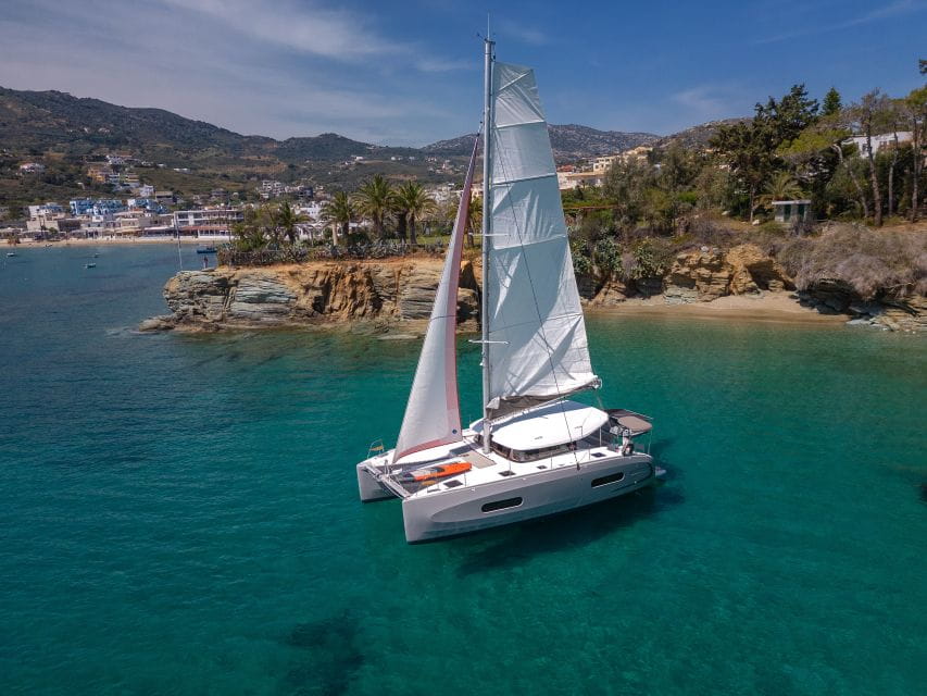 Heraklion Private Catamaran Cruise to Dia - Activities and Amenities