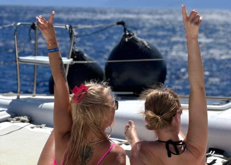 Hersonissos: Private Catamaran Cruise, Dia Island with Lunch - Returning to Hersonissos: Winding Down