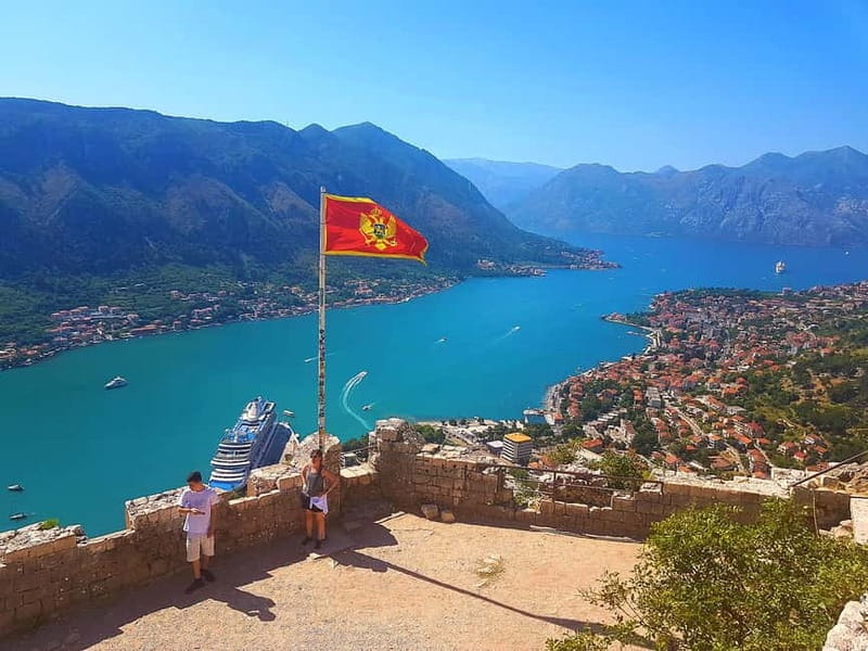 Hiking downhill Krstac to Kotor, visit San Giovanni fortress - Completing the Walk: From Fortress to Old Town Kotor