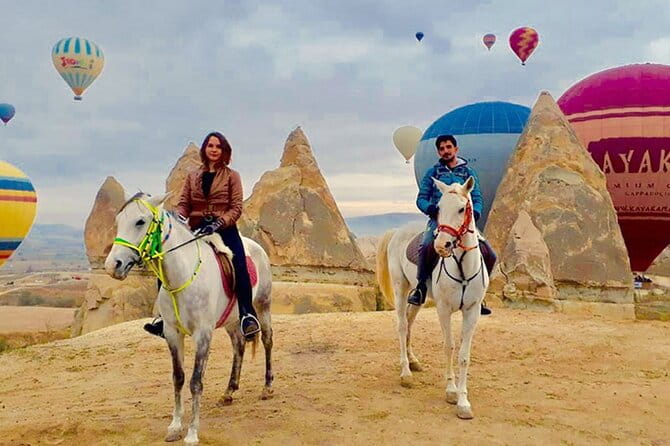 Horse Riding in Cappadocia in fairy chimeys - Scenic Ride through Fairy Chimneys and Valleys