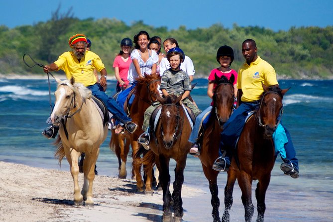 Horseback Ride N Swim and Green Grotto Adventure Tour From Falmouth - What to Expect