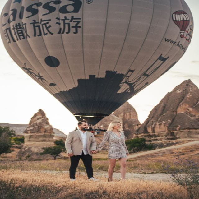 Hot air balloon in Cappadocia - The Landing and Celebration