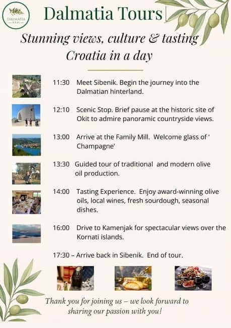 ibenik: Croatia in a Day, Vistas, History, Olive Oil, Wine - Key Points and Takeaways