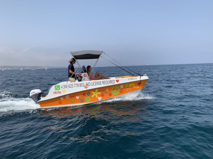 Ibiza: Discover the Best Coves in a Boat Driven by Yourself - Amenities and Features