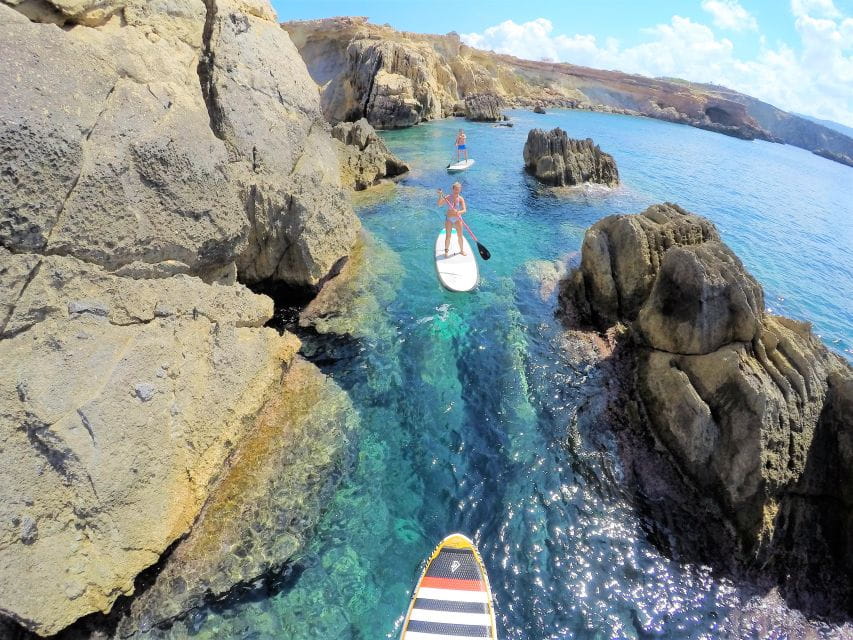 Ibiza: Full Day Paddle Boat Tour With Course & BBQ Included. - Paddle Boat Tour Itinerary