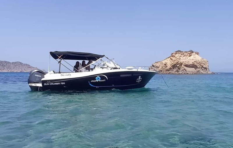Ibiza: short "north of the island" tour from the sea in a private boat - Starting Point and First Impressions