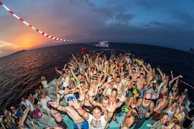 Ibiza: Sunset Boat Party Cruise with DJs with 2 Clubs - Club Access: Extending the Night on Land