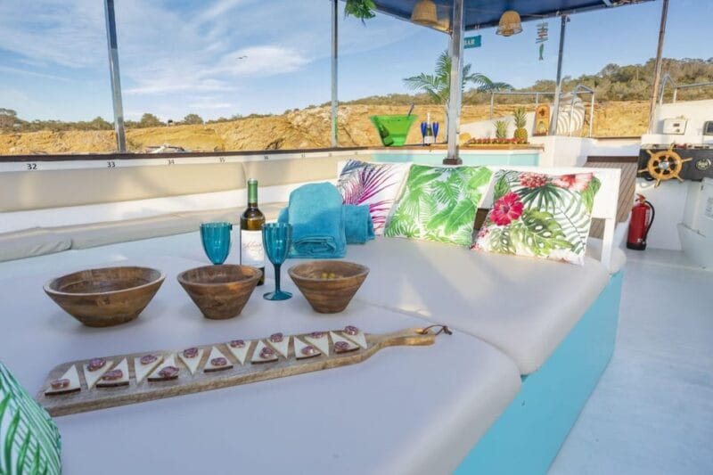 Ibiza: Sunset Boat Tour with Water Sports, Open Bar & Tapas - Water Sports and Snorkeling: Dive into the Underwater World