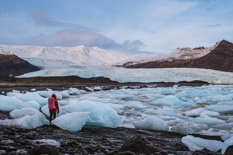 Iceberg Boat Tour, Glacier Hike & 4X4 Jeep Adventure - Glacier Hike on Fjallsjökull: Stepping onto a Frozen World