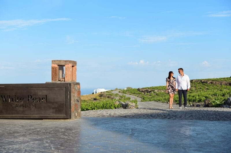 Imerovigli: Premium Wine Tasting with Caldera and Sea Views - The Private Cellar Visit