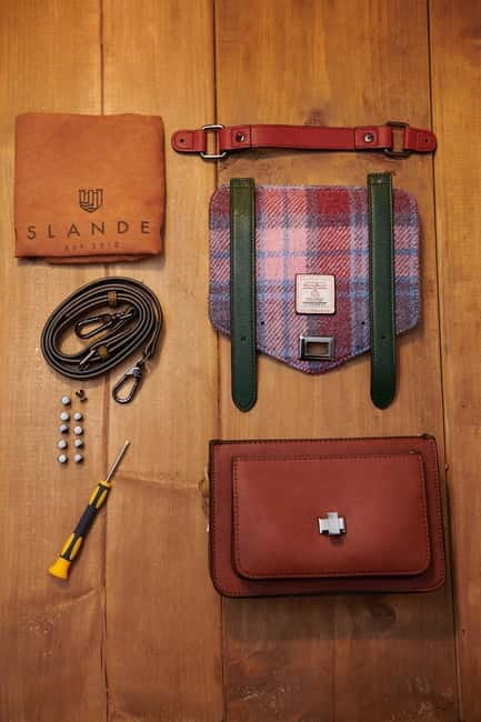 Islander® Harris Tweed® Mini Satchel Canongate Workshop - Designing Your Own Scottish Handbag
