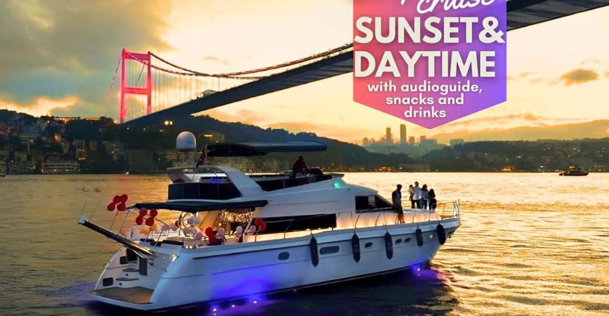 Istanbul: Small-Group Sunset or Day Yacht Cruise With Snacks - Cancellation Policy