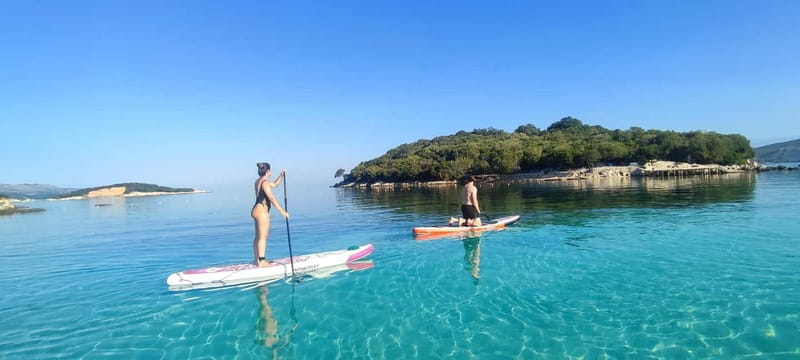 iStand-Up Paddleboarding Tour around Ksamil islands - The Itinerary: What to Expect at Each Stop