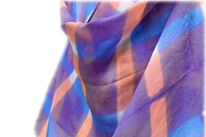 Itajime Shibori Scarf Class - Crafting a Unique Scarf: Hands-on Experience