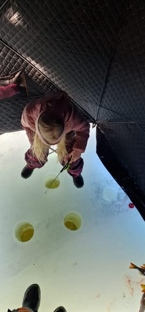 Ivalo:Sleighride Tour and Fishing on a Lake in the Wild - Final Reflection