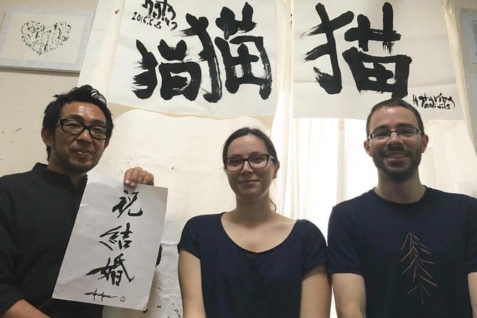Japanese Calligraphy Experience With a Calligraphy Master - Inclusions and Pricing Details