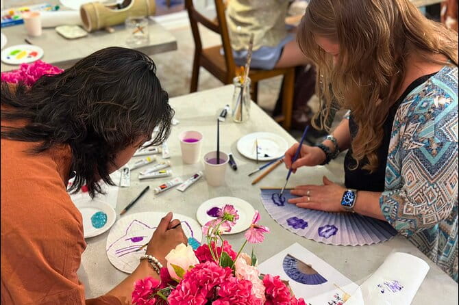 Japanese Fan Painting Workshop ~ in a Tokyo Flower Shop - Participant Feedback - Positive Aspects