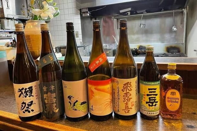 Japanese Fish Culinary Culture Experience Tour in Shibuya - Beverage Options