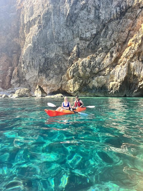 Javea: Cala Portixol Kayak Tour With Snorkel & Cliff Jumping - Things To Know