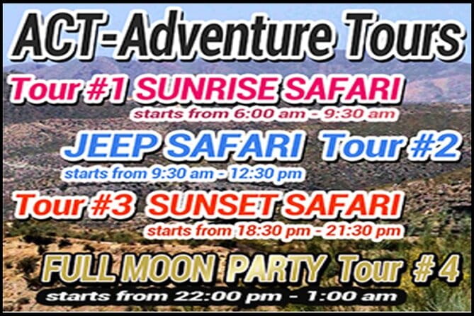 Jeep Safari - Mojacar , Turre , Los Gallardos , Cabrera - The Logistics: What You Need to Know