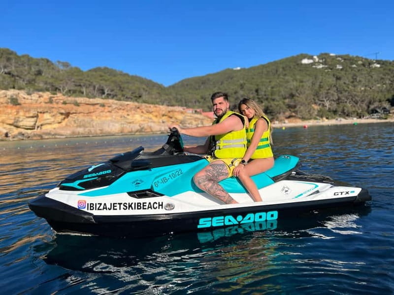 JET SKI TOUR TO Cala Salada FROM Puerto de San Antonio - Explore Ibiza’s Coast on a Jet Ski from Puerto de San Antonio