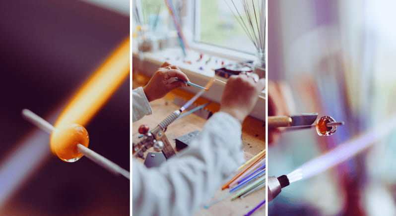 Kabelvåg: Glass Jewelry Workshop - How the Glass Jewelry Workshop Works