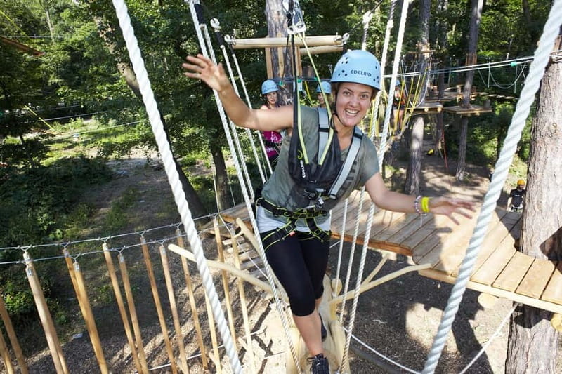 Kahlenberg Vienna: Forest Rope Park Entry Ticket & Equipment - Price and Logistics