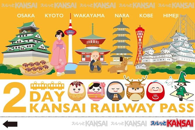 Kansai Railway Pass 2 Days - Key Points