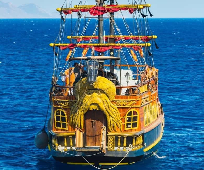 Kardamaina: Pirate Boat Cruise to 3 Bays with BBQ Lunch - Kefalos Beach: A Perfect First Stop