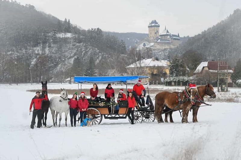 Karltejn and Big America quarry horse carriage tour - FAQs