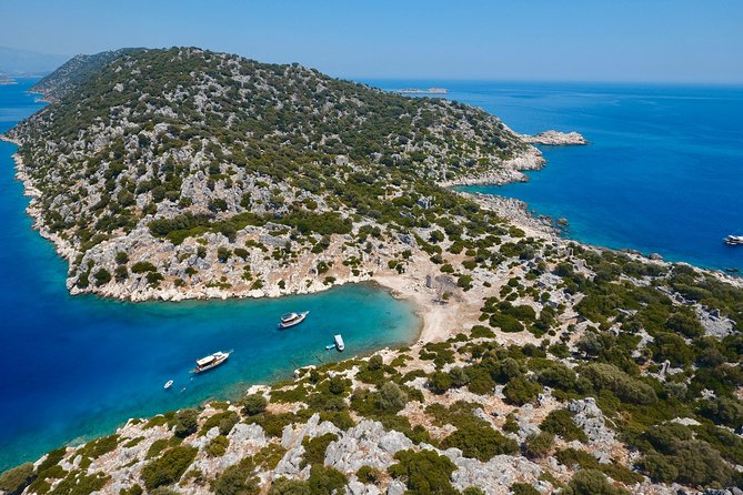 Kas: Kekova Island Sunken City & Historical Sites Boat Tour - Swim Stop Locations